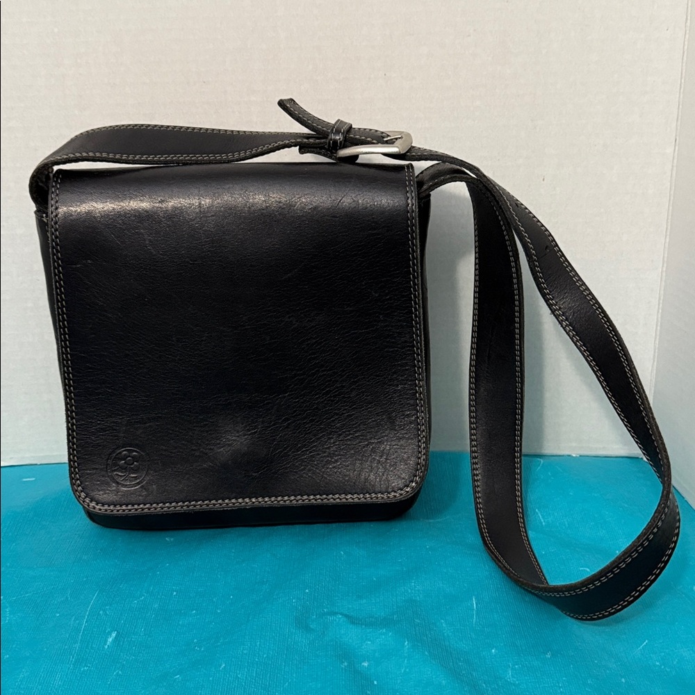 SR Leather Messenger Bag